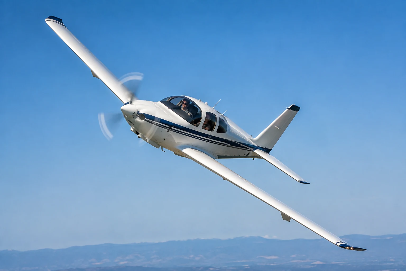Featured illustration for Chandelles: Energy and Coordination in a Commercial Maneuver, showing a realistic aviation maneuver scenario