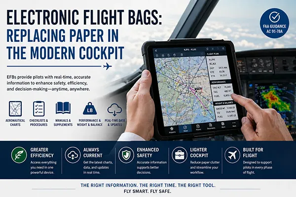 Electronic Flight Bags (EFBs): Replacing Paper in Modern Aviation
