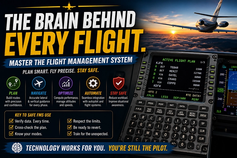 Flight Management System (FMS): How Pilots Use It in Flight