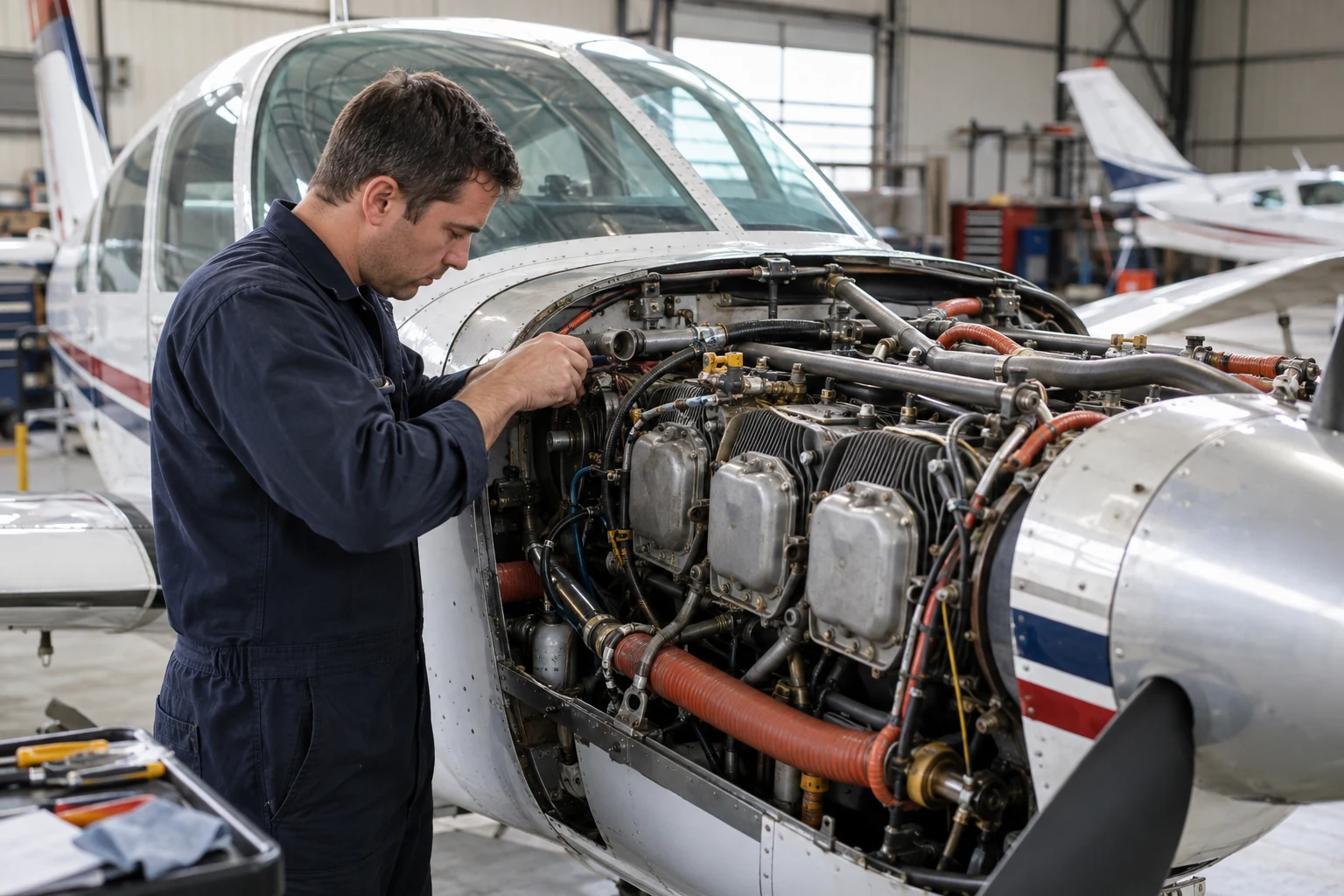 Featured illustration for Fuel Injection vs Carburetion: Operational Differences, showing a realistic aviation systems scenario