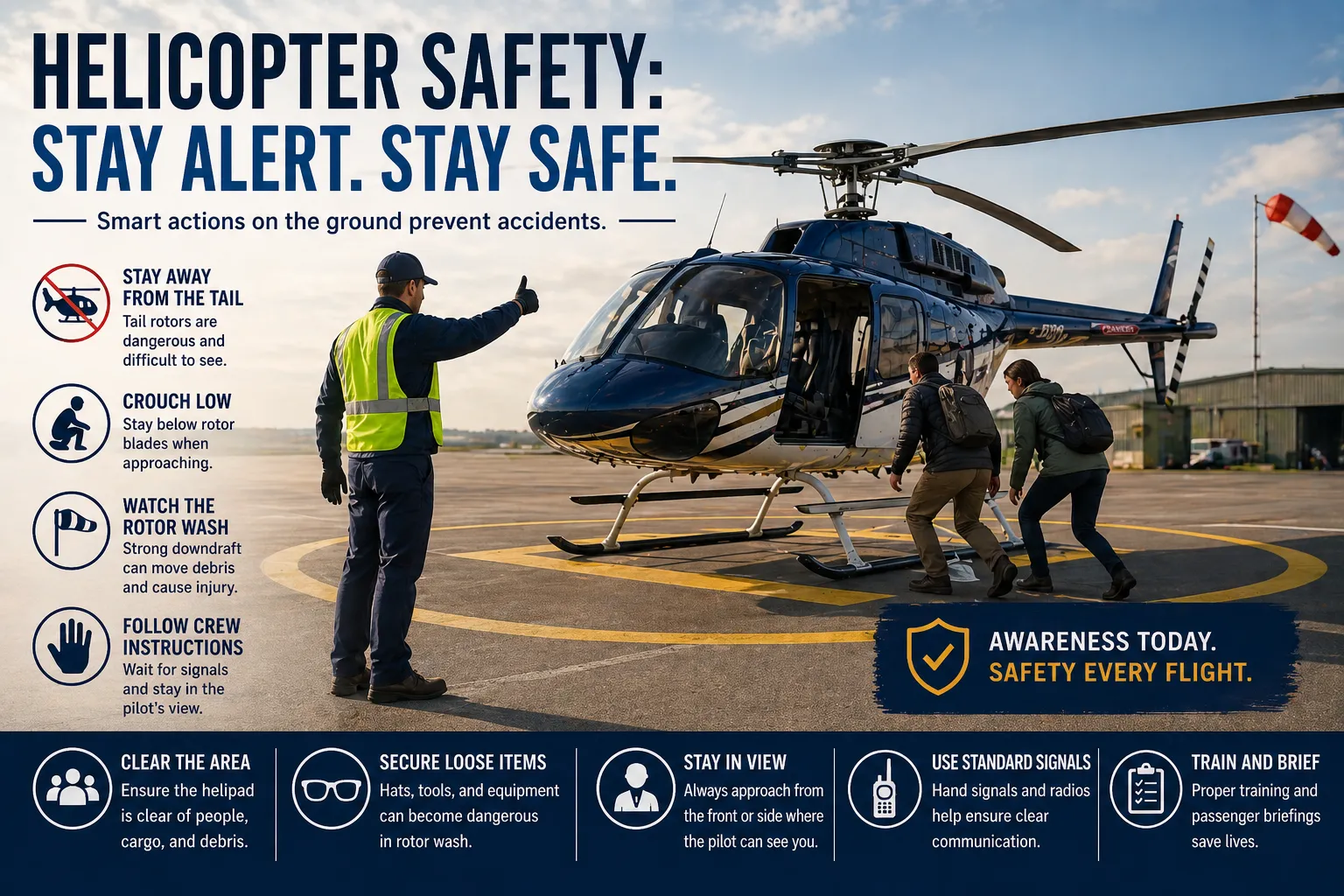 Helicopter Safety: Understanding Risks In and Around Rotorcraft