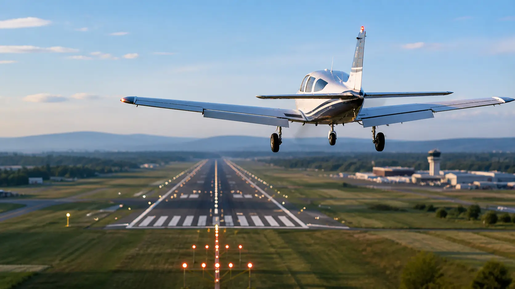 Aircraft on final approach with unstable height