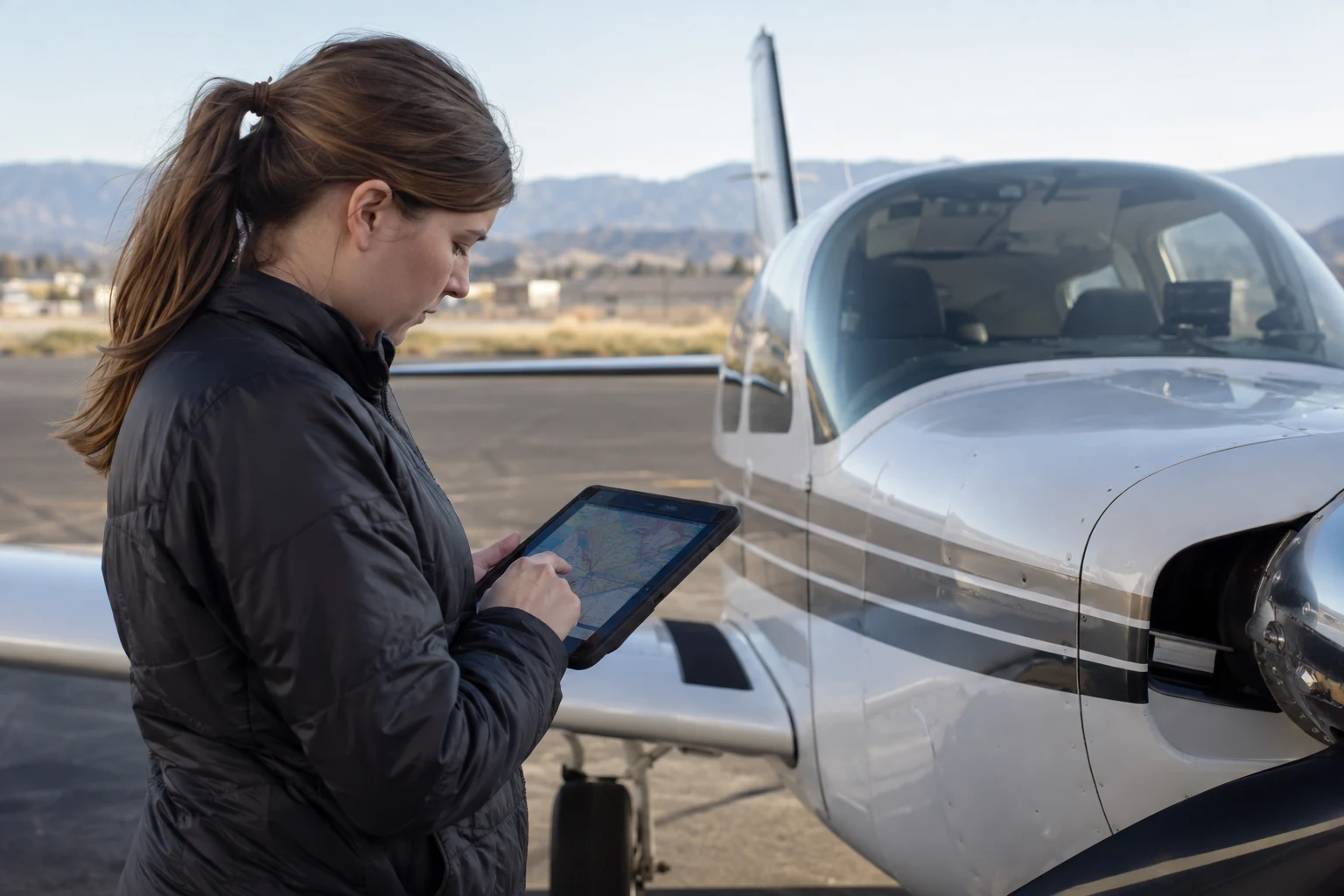 Featured illustration for RAIM, WAAS, and GPS Outages: Preflight Verification, showing a realistic aviation ifr scenario