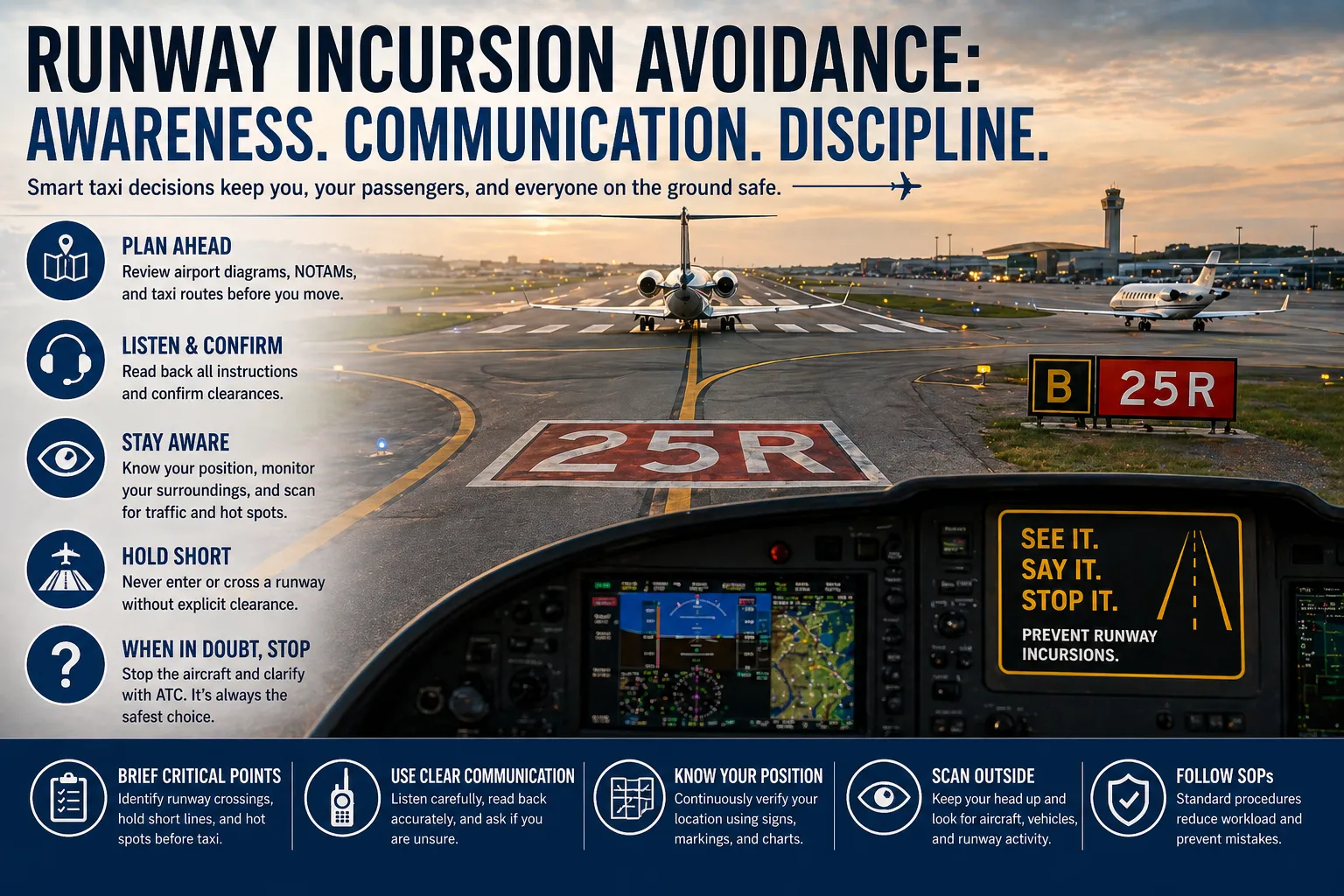 Runway Incursion Avoidance: The Most Preventable Risk in Aviation