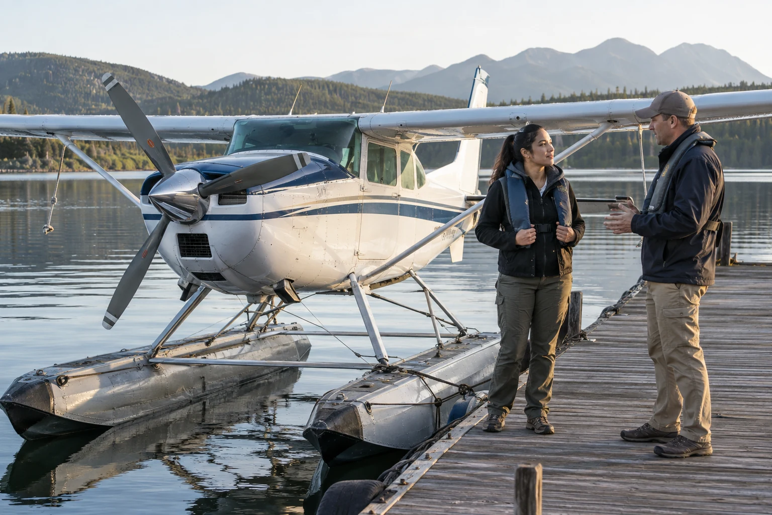 Featured illustration for Seaplane Training: What Pilots Should Expect, showing a realistic aviation maneuver scenario