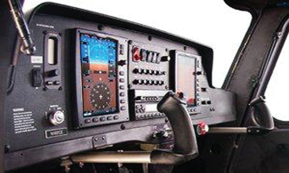 Stoke flight control with conventional engine controls.