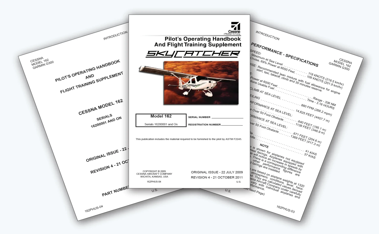 Pilot’s Operating Handbook for a LSA.