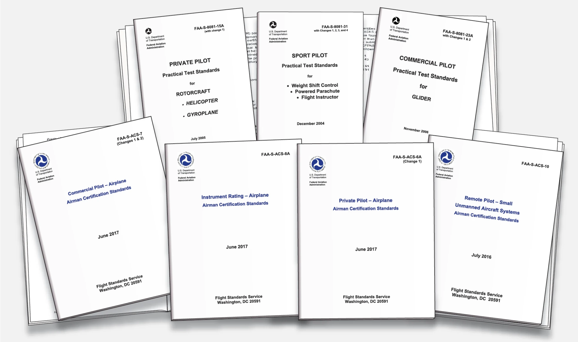 Figure 8-2. Acceptable standards in all subject matter areas, procedures, and maneuvers are included in the appropriate Airman Certification Standards (ACS)/Practical Test Standards (PTS).