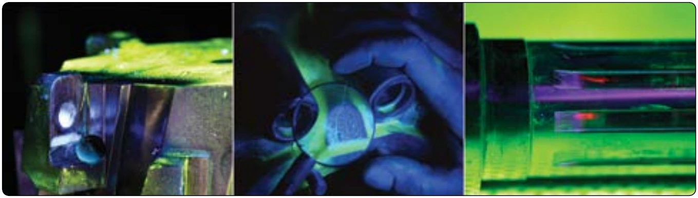 Figure 10-9. Dye penetrant inspection.
