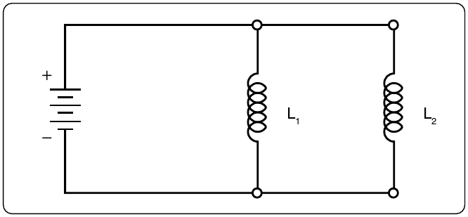 Figure 12-129. Two inductors in parallel.