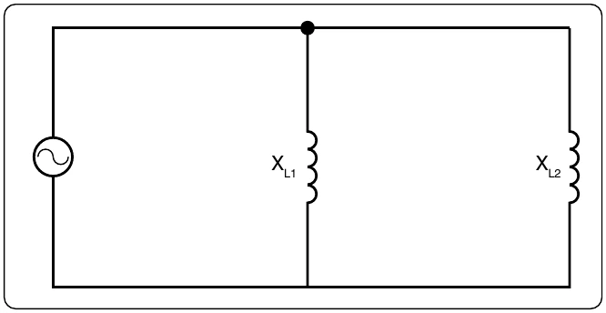 Figure 12-132. Inductances in parallel.