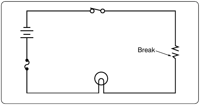 Figure 12-174. An open circuit.