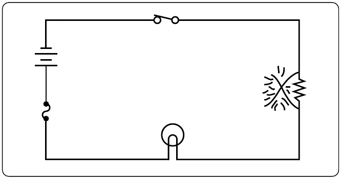 Figure 12-179. A shorted resistor.