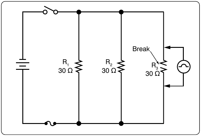 Figure 12-184. A misleading ohmmeter indication.
