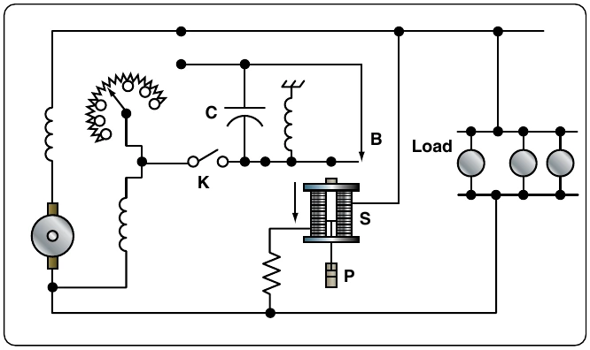 Figure 12-328. Vibrating-type voltage regulator.