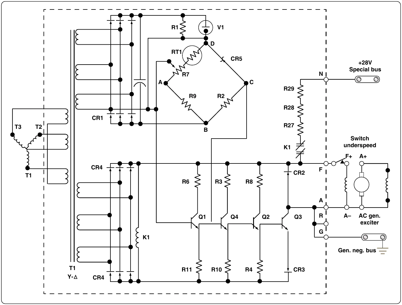 Figure 12-342. Transistorized voltage regulator.