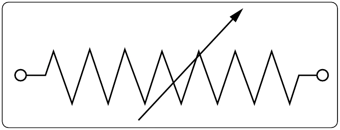 Figure 12-58. Rheostat schematic symbol.