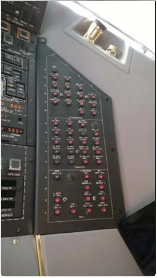 Figure 12-69. Circuit breaker assembly for aircraft electrical system.