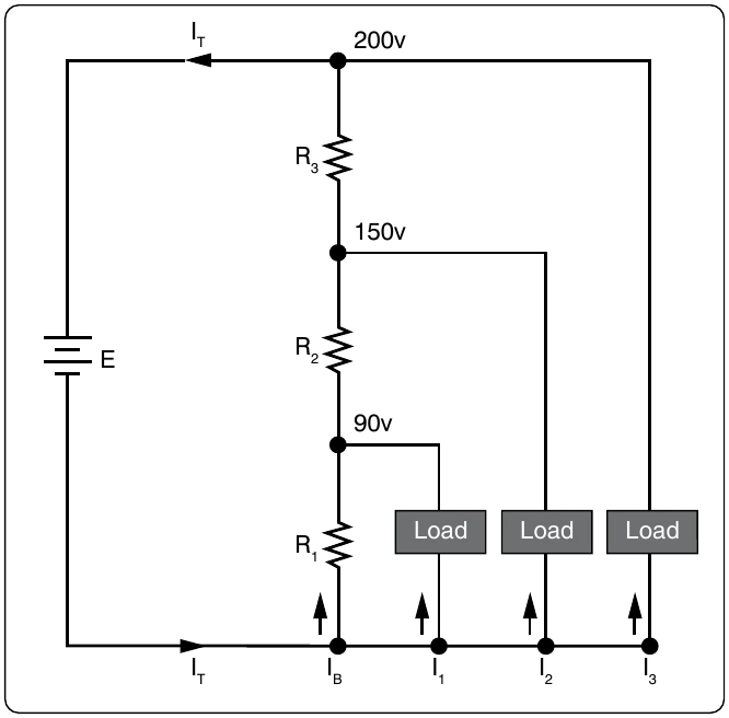 Figure 12-90. A typical voltage divider.