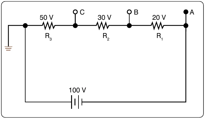 Figure 12-93. Voltage divider with changed ground.