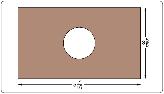 Figure 3-2. Center hole of the plate.