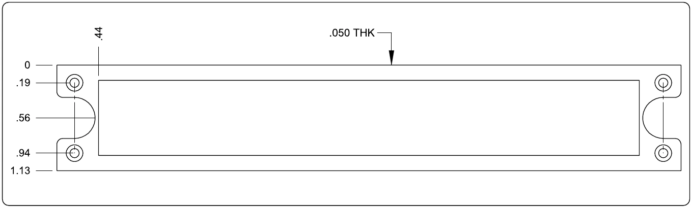 Figure 4-12. One-view drawing.