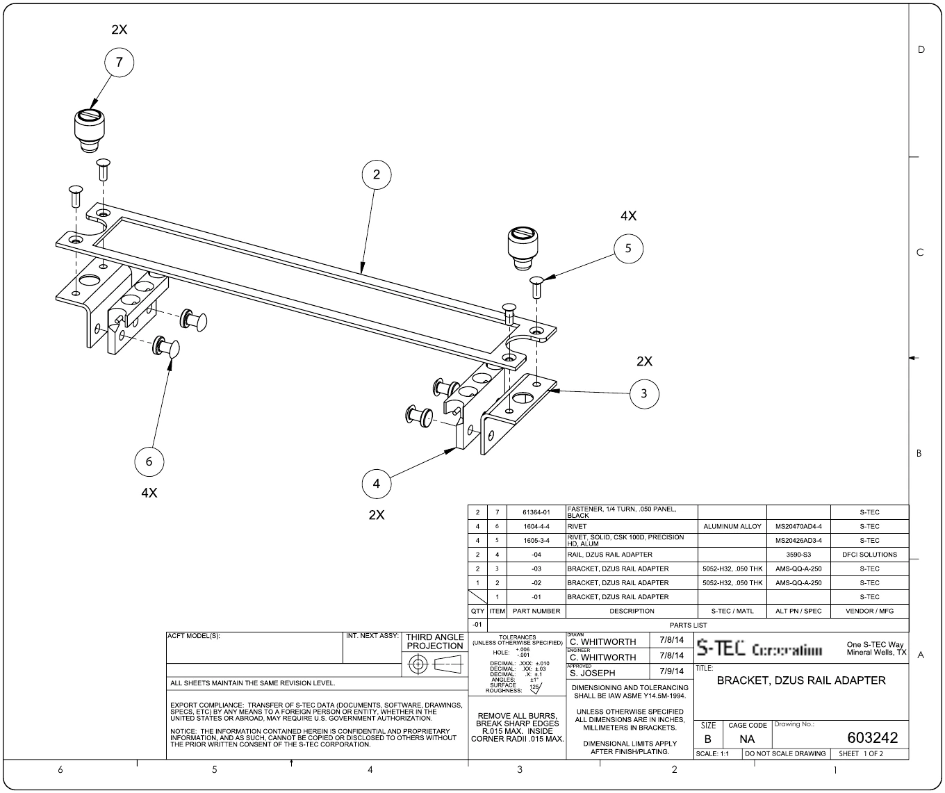 Figure 4-17. Exploded view drawing.