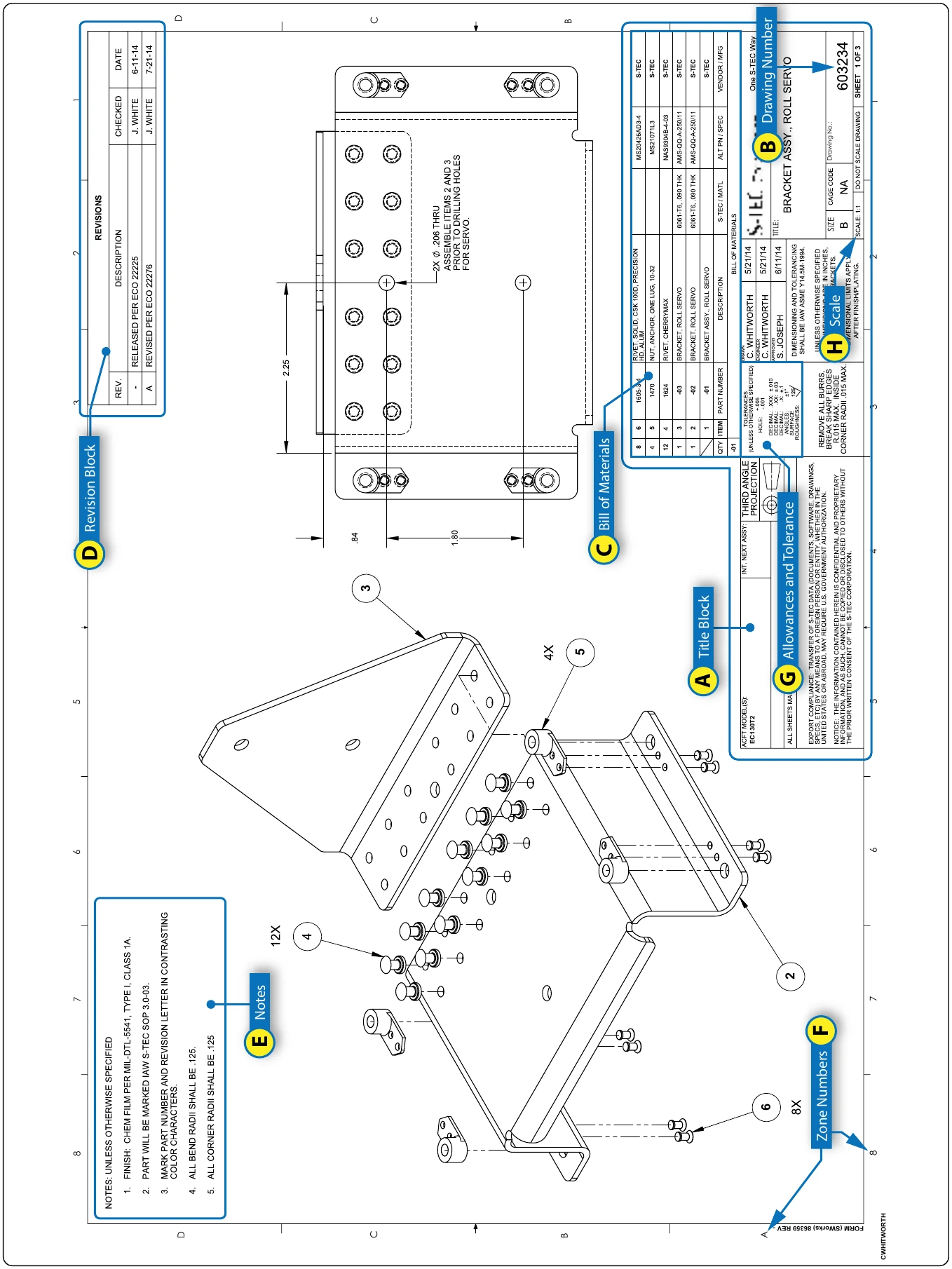 Figure 4-4. Assembly drawing.