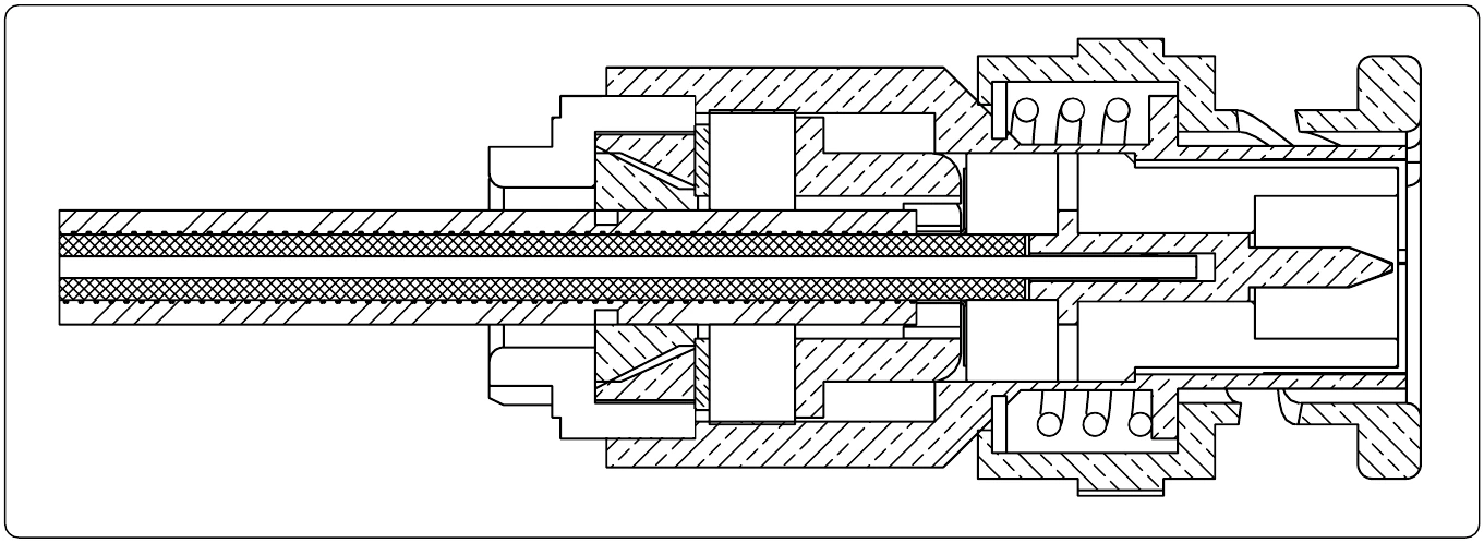 Figure 4-6. Sectional view of a cable connector.