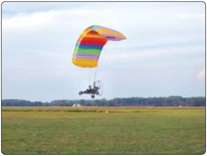 Figure 5-102. Powered parachute with the wing inflated.