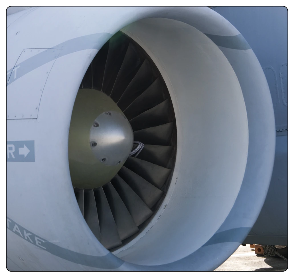 Typical turbofan inlet.