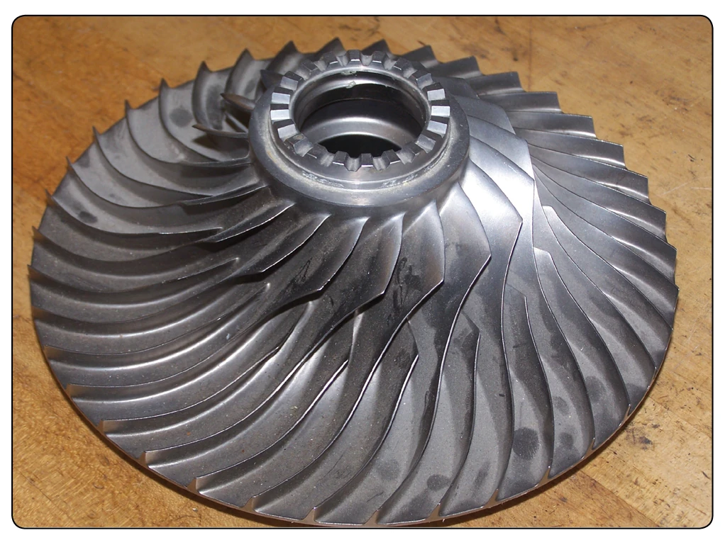 Single-entry impeller.