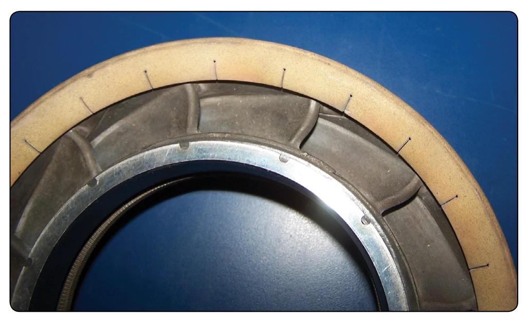 Turbine inlet guide vanes.