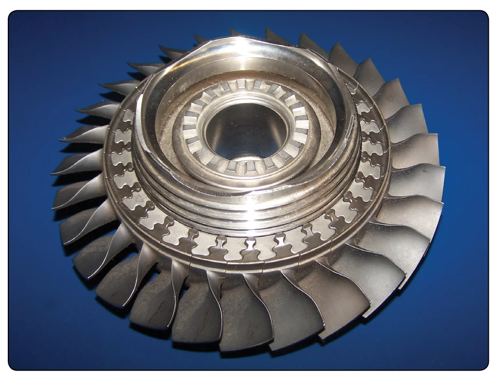Turbine disc.