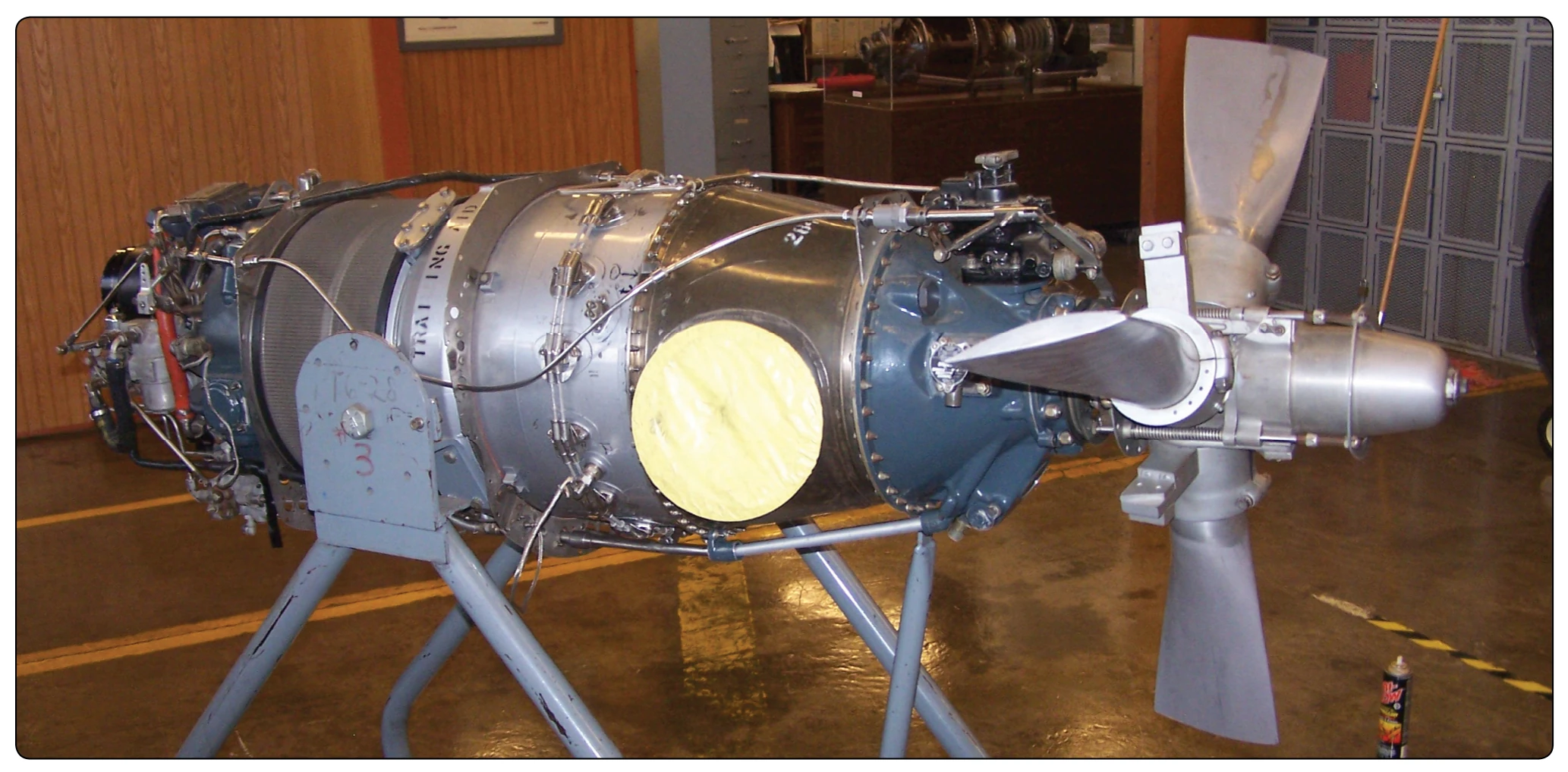 PT6 turboprop engine.