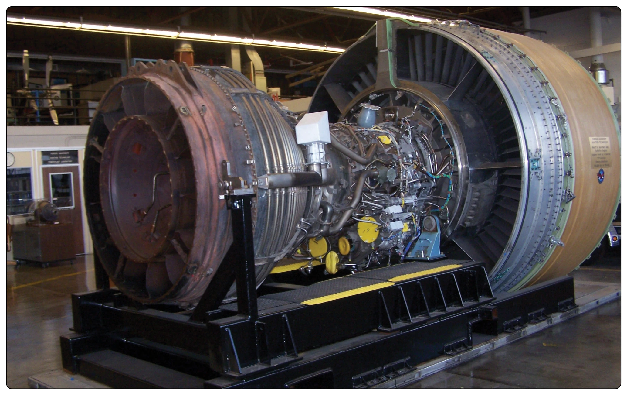 Turbofan engine.
