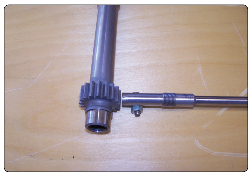 Magnetic pickup and gear.