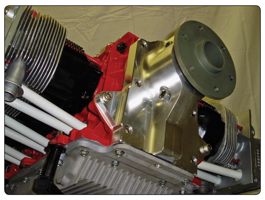 Front-end bearing on the 1000 IFB engine.