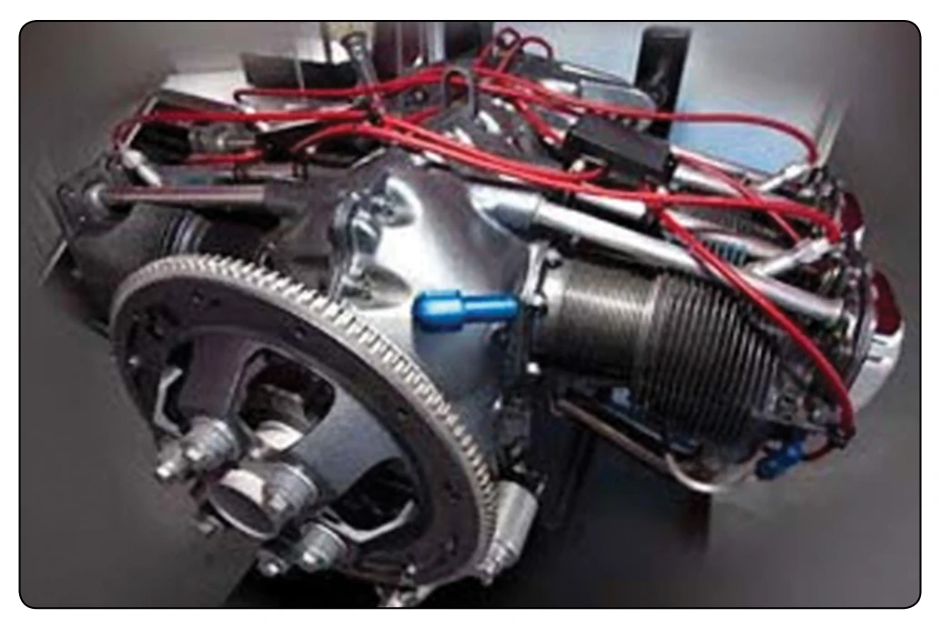 Lycoming 0-233 engine.