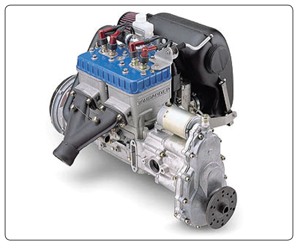Rotax 582 engine.