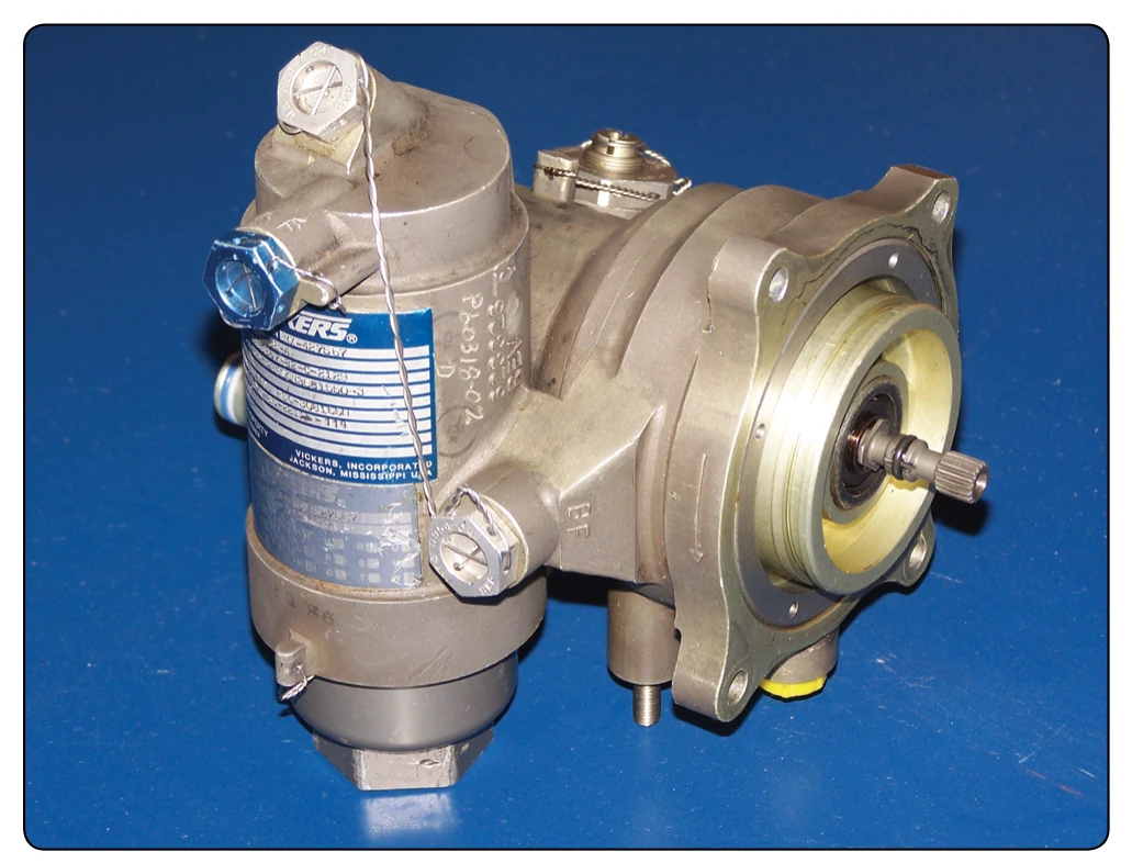 Fuel pump and filter.