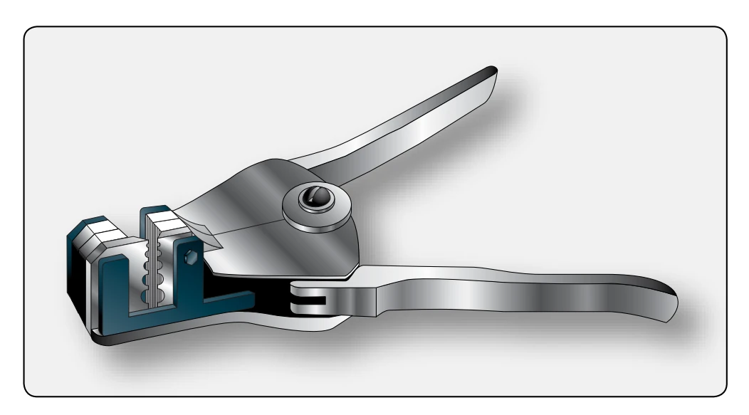 Light duty hand wire strippers.