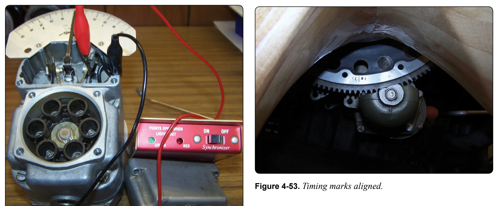 Installing timing kit.
