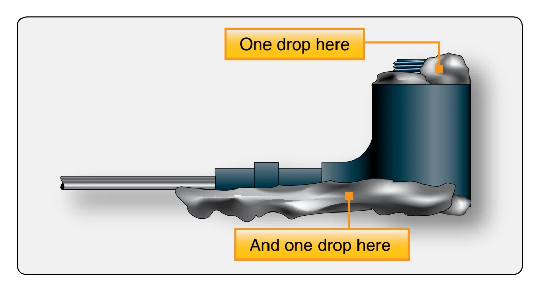 Felt lubricator.