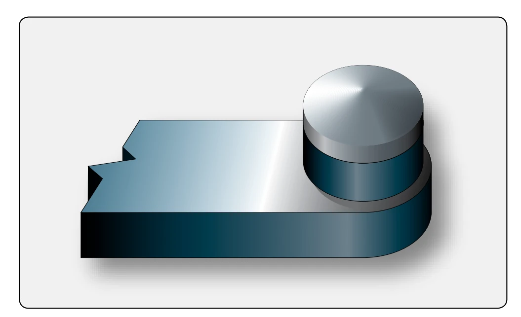 Normal contact surface.