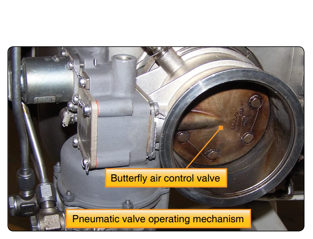 Regulating and shutoff bleed valve.