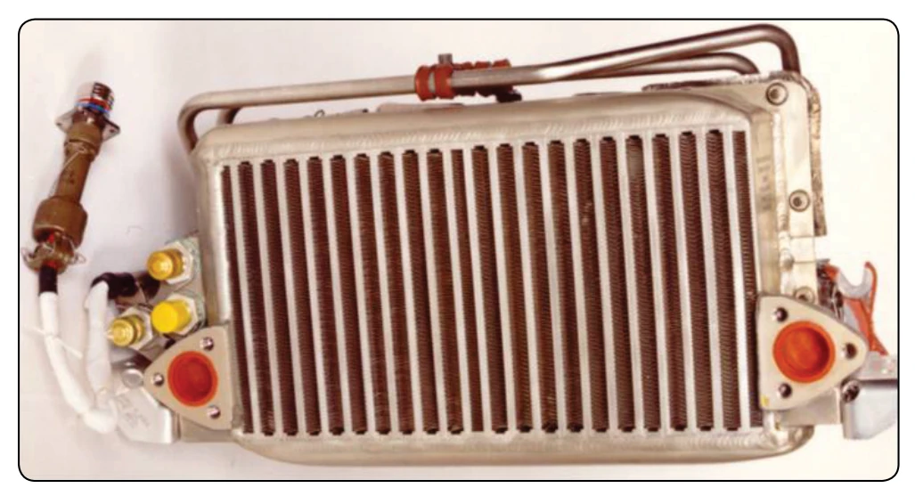 Air oil cooler.
