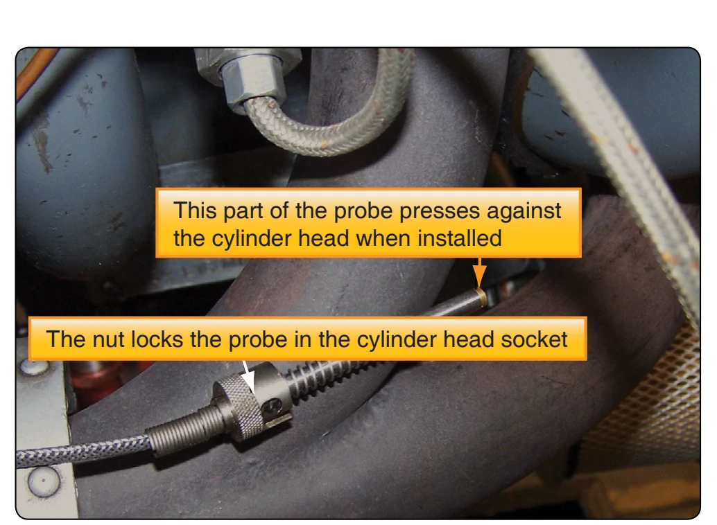 Bayonet type CHT probe.