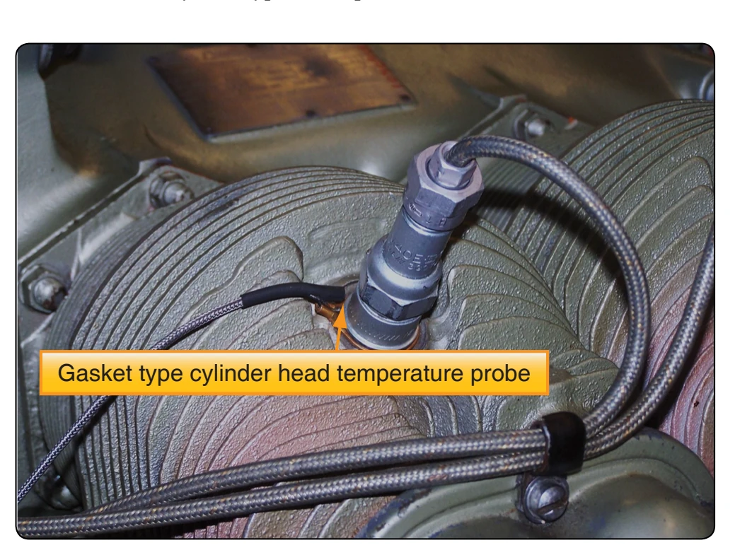 Gasket type CHT probe.