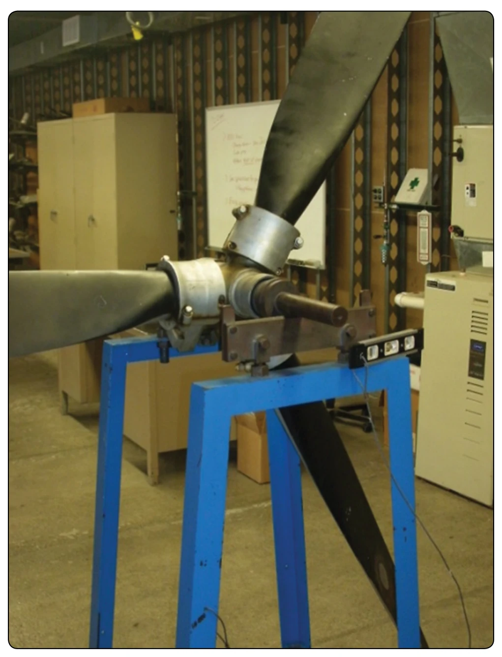 Static propeller balancing.